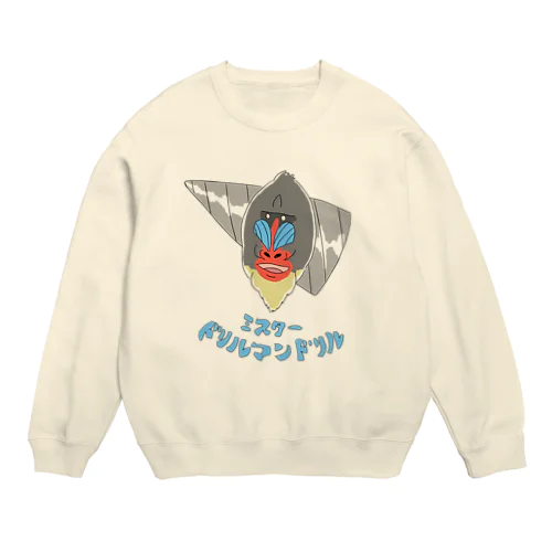 マンドリくん Crew Neck Sweatshirt