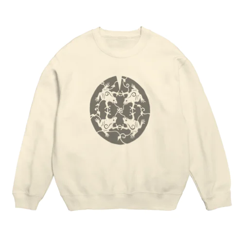 かえるのうた Crew Neck Sweatshirt