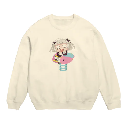 あせる いる Crew Neck Sweatshirt