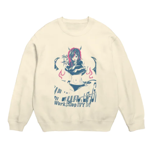 陰キャっ娘 Crew Neck Sweatshirt