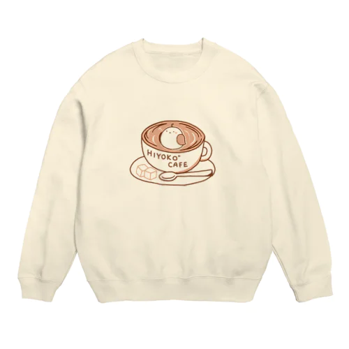 HIYOKO CAFE ラテアート Crew Neck Sweatshirt