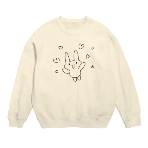 ハートいっぱい Crew Neck Sweatshirt