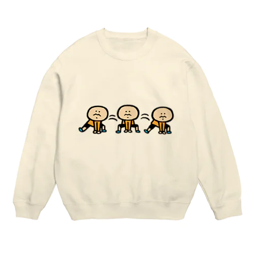 反復横跳び Crew Neck Sweatshirt