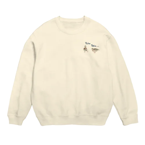 お散歩カモず カラーラフ② Crew Neck Sweatshirt