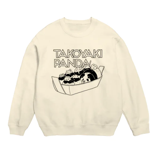 TAKOYAKI PANDA Crew Neck Sweatshirt