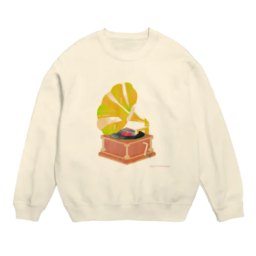 OBJECT * 07 PHONOGRAPH Crew Neck Sweatshirt