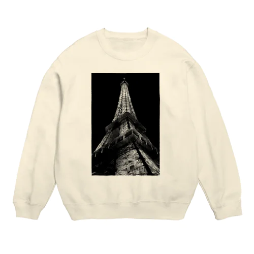 パリ・エッフェル塔 Crew Neck Sweatshirt