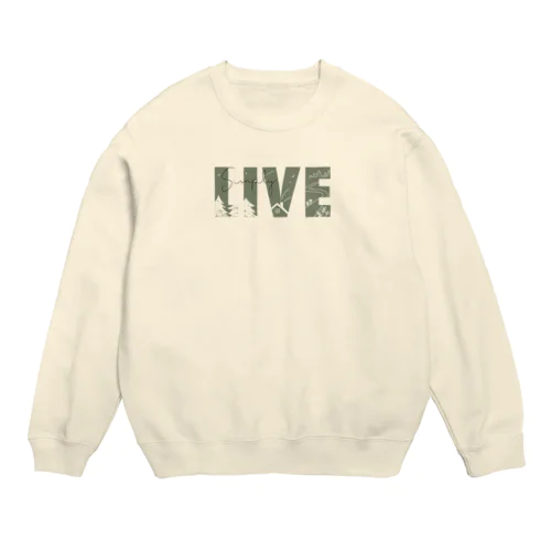 シンプルに生きる Crew Neck Sweatshirt