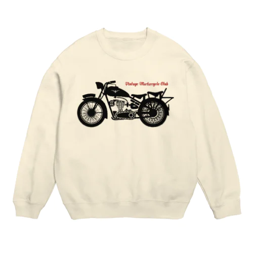 VINTAGE MOTORCYCLE CLUB Crew Neck Sweatshirt