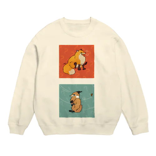 暑い冬毛・寒い夏毛 Crew Neck Sweatshirt