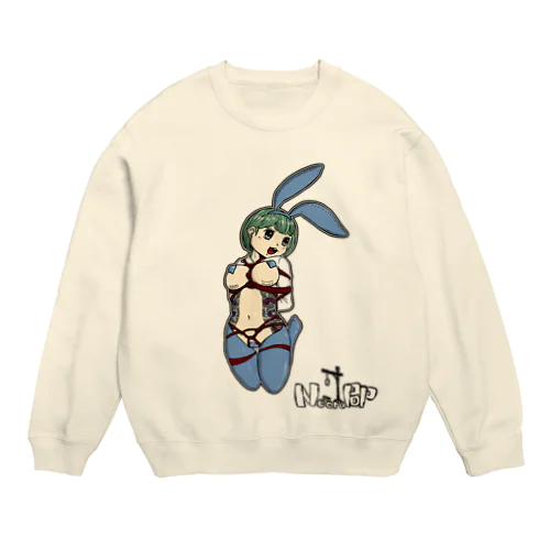 逆バニー　まみちゃん Crew Neck Sweatshirt