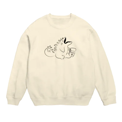 ステゴサウルス 草食系 ジュラシックランチ Crew Neck Sweatshirt