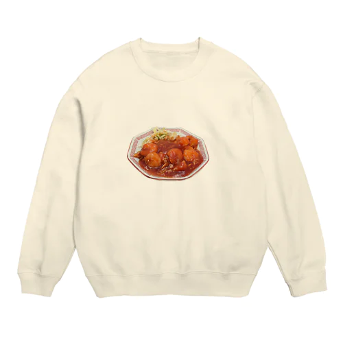 エビチリ（虾辣椒） Crew Neck Sweatshirt