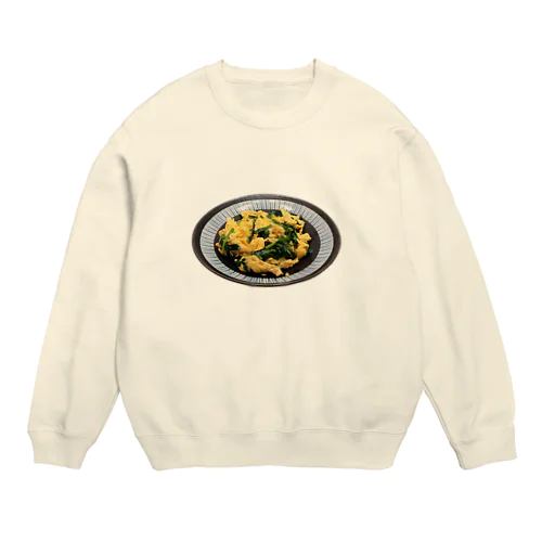 ニラ玉（大蒜炒鸡蛋） Crew Neck Sweatshirt