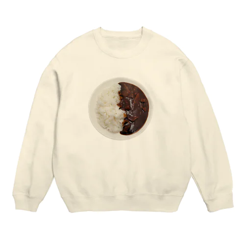 ビーフカレー・欧風カレー Crew Neck Sweatshirt