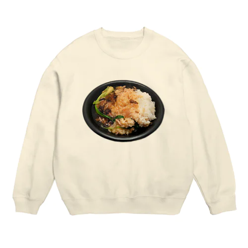 フカヒレご飯 Crew Neck Sweatshirt