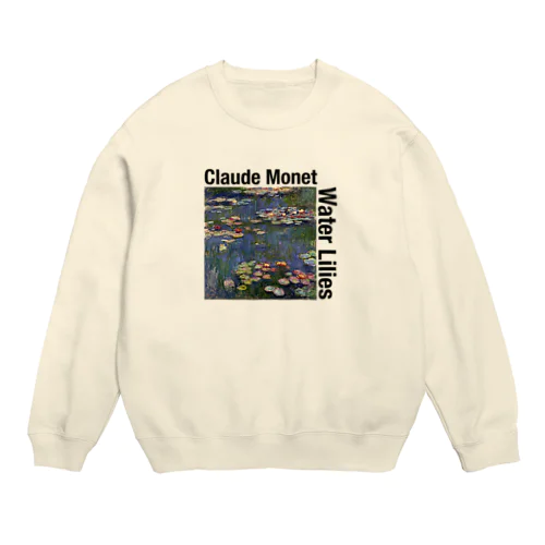 クロード・モネの「睡蓮」 Tシャツ Crew Neck Sweatshirt