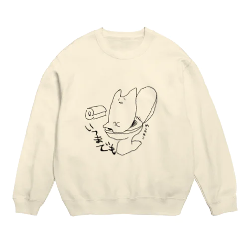 トイレのわしのねこ Crew Neck Sweatshirt