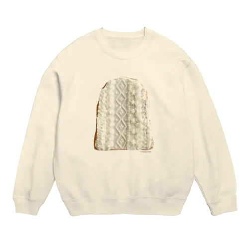 ニットトースト・山型 Crew Neck Sweatshirt
