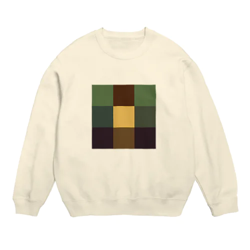 モナリザ - 3×3 のドット絵 Crew Neck Sweatshirt