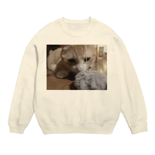 かまってにゃん Crew Neck Sweatshirt