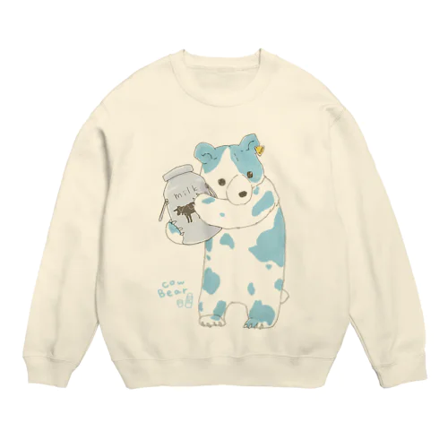 うしくま Crew Neck Sweatshirt