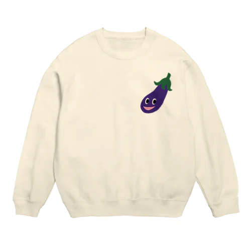 おナスくん Crew Neck Sweatshirt