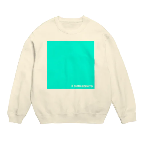 空の青さ Crew Neck Sweatshirt