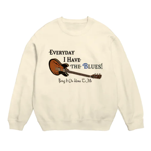 Vintage Guitar Crew Neck Sweatshirt