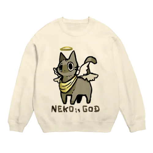 NEKO is GOD Crew Neck Sweatshirt