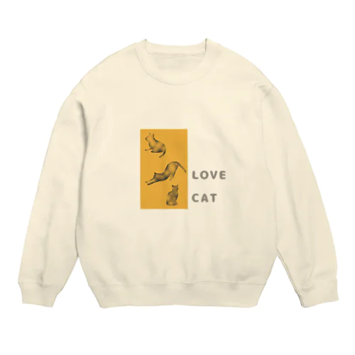 LOVE CAT Crew Neck Sweatshirt