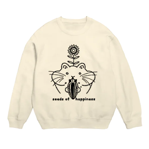 幸せの種（淡色用） Crew Neck Sweatshirt