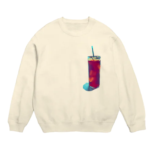 アイスコーヒー Crew Neck Sweatshirt