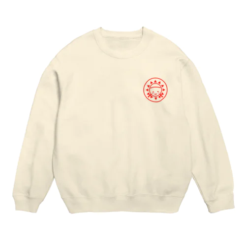 おさげのたいようスウェット Crew Neck Sweatshirt