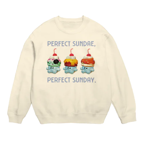 Mr. PERFECT SUNDAY 🍦REAL Crew Neck Sweatshirt