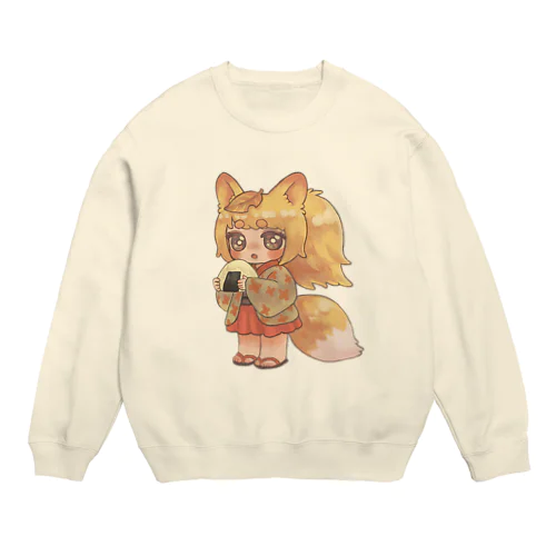 子ぎつね Crew Neck Sweatshirt