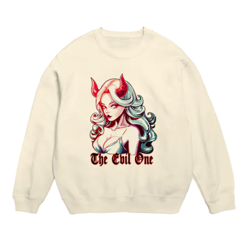 the Evil One　美しき悪魔 Crew Neck Sweatshirt