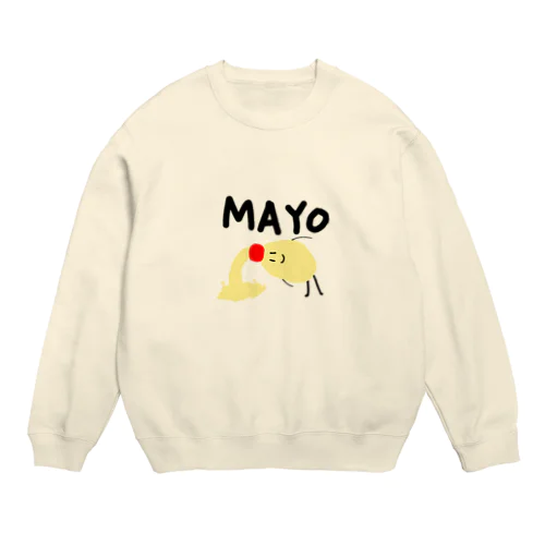 マヨくん Crew Neck Sweatshirt