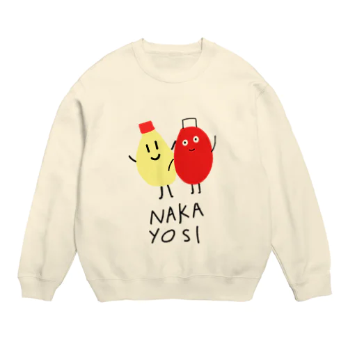 マヨくんとケチャくん Crew Neck Sweatshirt