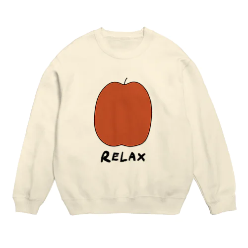 リラックスアップル Crew Neck Sweatshirt