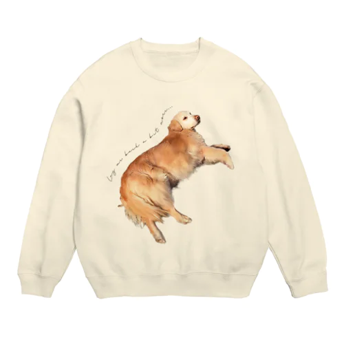 ゴールデンレトリバー Crew Neck Sweatshirt