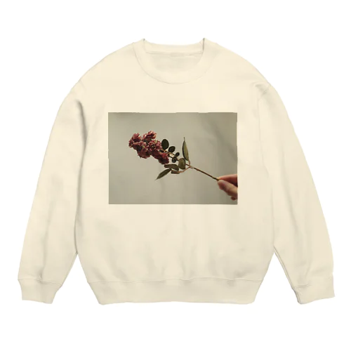 私の温かい花　自然ver. Crew Neck Sweatshirt