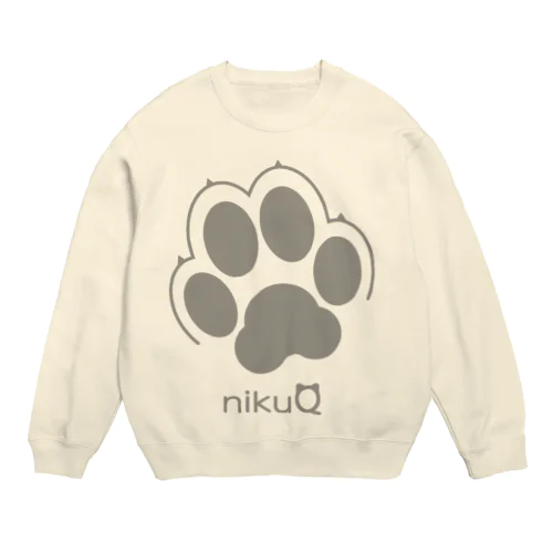 肉球をモチーフにしたオリジナルブランド「nikuQ」（犬タイプ）です スウェット