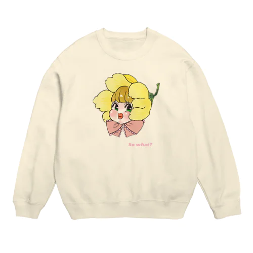 おしゃべりココちゃん Crew Neck Sweatshirt