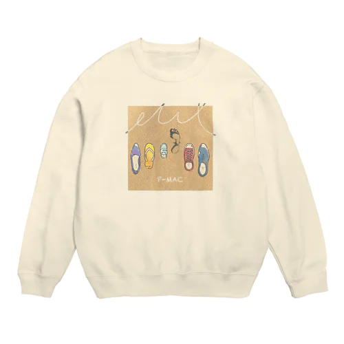 未来への一歩  Crew Neck Sweatshirt