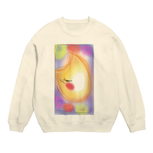 お月さま Crew Neck Sweatshirt