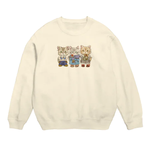 テオくん一家　クリスマスツアー Crew Neck Sweatshirt