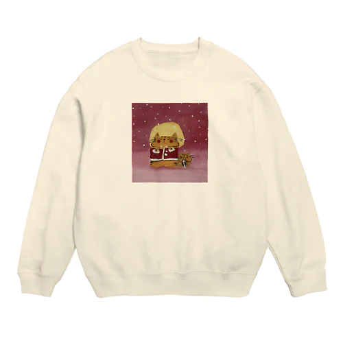 サンタさんのお手伝い Crew Neck Sweatshirt