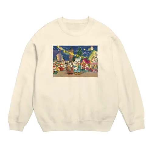 みーにゃんとしらたまくん　クリスマスツアー Crew Neck Sweatshirt