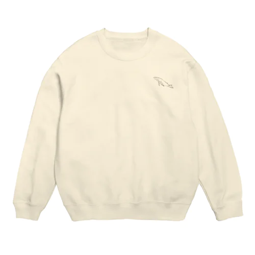 クジラ Crew Neck Sweatshirt